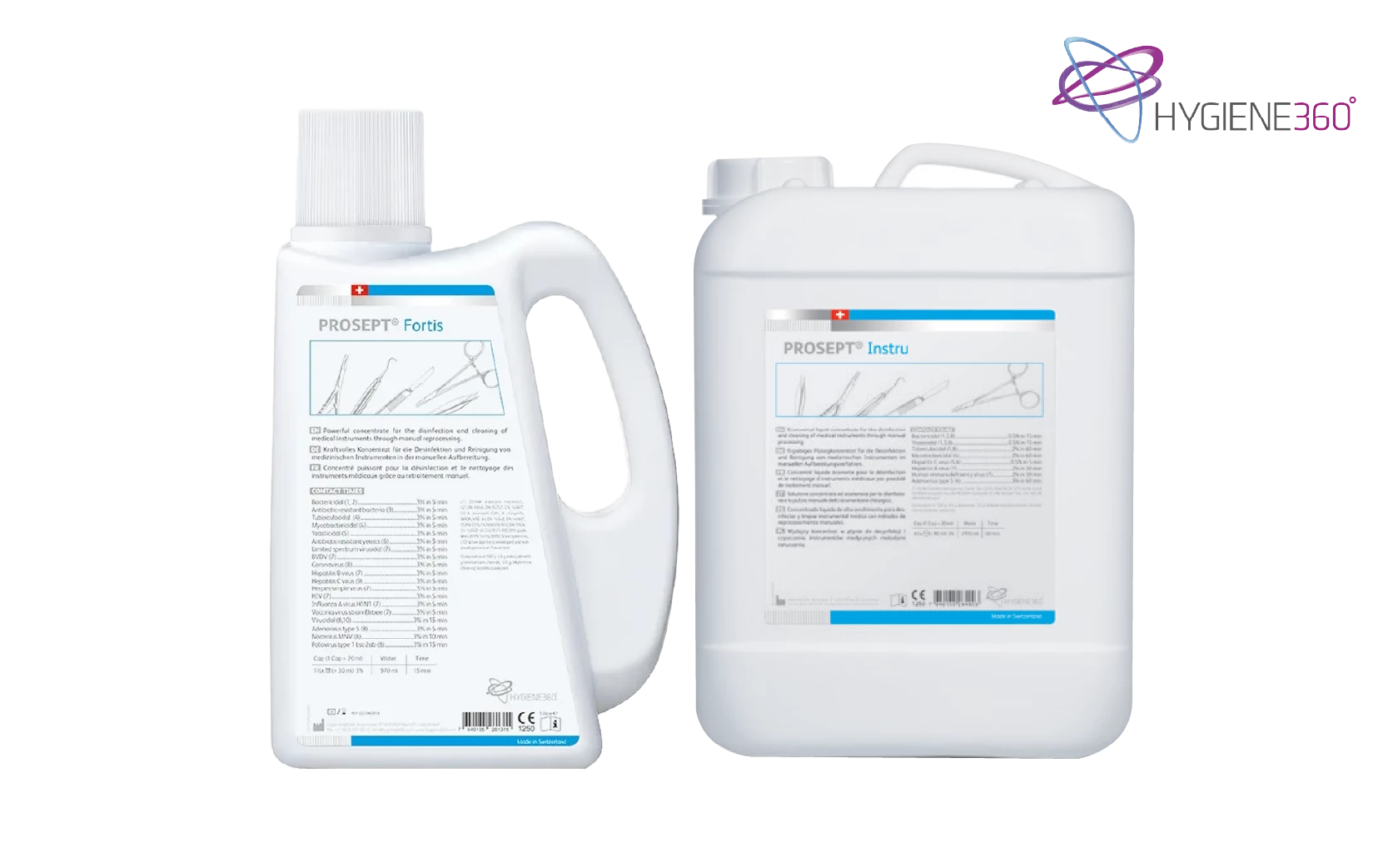 PROSEP® Fortis/ PROSEP® Instru น้ำยาแช่ทำความสะอาดและฆ่าเชื้อเครื่องมือแพทย์สูตรเข้มข้น